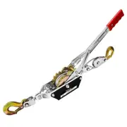Come Along Winch 2T Pulling Capacity 7FT Steel Cable 2 Hooks Heavy Duty Ratch...