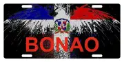 Republica Dominicana Flag License Plate Dominican Emblem Bonao