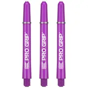 Target Pro Grip Purple Nylon Dart Shafts Stems set 3 Solid Colour