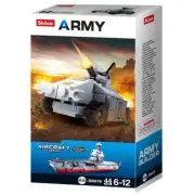 SlubanKids Army Aircraft Fighter Jet Tank Building Blocks 44 Pc set Building Toy