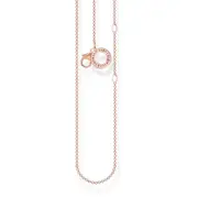 Thomas Sabo Charm Club Rose Gold Necklace 38-45cm