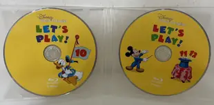 2020最新藍光版本　寰宇迪士尼美語　Let's play　8片藍光 光碟　送部份教具　Disney 米奇魔幻遊戲組