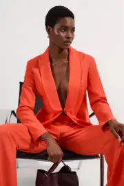Tall Polished Tailored Single Breasted Blazer