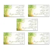 MAYA ANGELOU Quote Set of 5 Refrigerator Magnets "How You Made Them Feel"