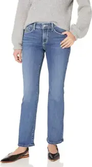NYDJ Women's Petite Barbara Bootcut Jeans Flare & Slimming Fit Pants,Batik ,8P