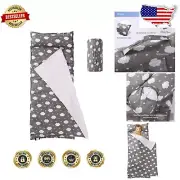 Cloud Pattern Toddler Nap Mat with Pillow - Lightweight Travel-Friendly Design