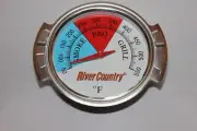 RC Stainless BBQ Smoker Electric Charcoal Grill Surface Oven Grate Thermometer