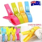 Plastic Clothes Pegs Beach Towel Clips Chair Clips Towel Holder Clothes Pin New