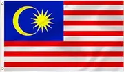 LARGE Malaysian Flag, 3x5Ft Malaysia Flags Banner For Indoor Outdoor Decoration of Canada Yards.Parade Or Express Mood