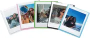 Square Magnetic Photo Frame for Refrigerator,Personalised Magnetic Picture Frames for Instax Square SQ40/SQ1/SQ60/SQ20/SQ10/SQ6/SP-3 Films, for 2.8 x 3.4 inch Pictures（5 Pack） (5-Mix Color)