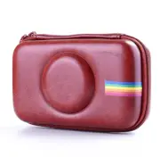 Hard Case Travel Carrying Storage Bag for Snap Camera Case Brown Color