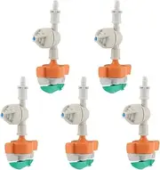 5 Pcs Sprinklers Hanging Rotary Irrigation System Adjustable Antidrip Micro Drip Fittings Greenhouse Nursery