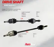 LH + RH CV Joint Drive Shafts for Toyota Echo 1.3L 10/1999-10/2002 NCP 63KW (for: Toyota)