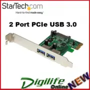 Startech 2 Port PCI Express PCIe SuperSpeed USB 3.0 Card Adapter with UASP