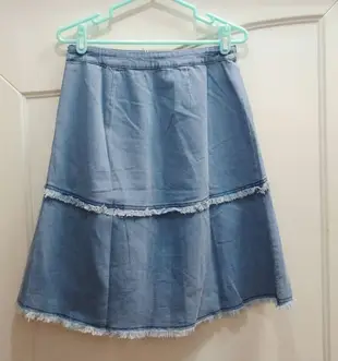 HONEY小舖@全新專櫃有吊牌DOCH 東辰 藍色牛仔造型裙F號直購價490元買三送一件
