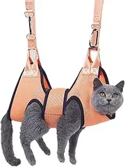 Cat Grooming Hammock - Dog Grooming Harness | Professional Sling for Home, Pet Spa, Claw Care and Bathing Assistance