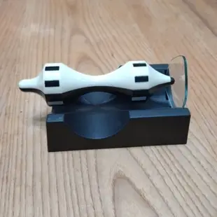 科學玩具 磁浮陀螺 磁浮效應觀察玩具 磁鐵永動/黑白雙色/含紙盒/老玩具 二手