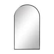 Cooper & Co. Naomi 80cm Arched Wall Mirror Black