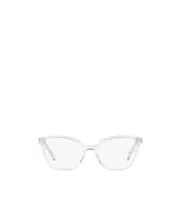 Prada Eyewear Cat-Eye Frame Glasses 52 White