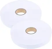 Homoyoyo 1 Roll Blank White Nylon Washing Labels Printing Tape for DIY Clothing Tags for Content Care Instructions Durable Easy to Use