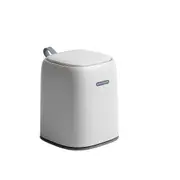Household Pressing Type Double Layer Trash Can Office Wastebasket Bucket with Lid Portable Car Mini Waste Garbage Bin Clean Tool