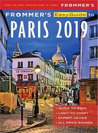 在飛比找三民網路書店優惠-Frommer's Easyguide 2019 Paris