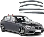 FUWKAIZS Compatible for BMW 1 Series E87 F20 F52 Window Visor Weather Guard Door Visor Vent Shades Vent Shades Ventvisor Bright Strip(F20)