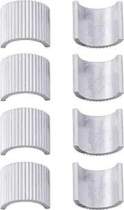 MWMNUN 8pcs Handlebar Shim 7/8" Handlebars to 1" Motorcycle Handle Bar Spacer Conversion Shims with Handlebar Mounts Risers Clamp Conversion Shims Reducer Spacers