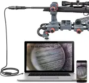 Rifle Borescope Camera 5mm with LED Light & Side-View Mirror for Gun Inspection