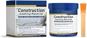Ghjkldha Concrete Paint, Primer Paint, Floor Coating, Quick-Drying Gray Filler for, Waterproof Sealant Wall and Deck Surfaces, Base for Patio and Basement Use, 6.5x6.5x7.5cm
