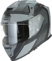 Rocc 341, full face helmet , color: Matt Black/Grey/Light Grey , size: M