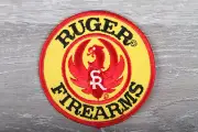 VINTAGE STURM RUGER FIREARMS RED YELLOW AND BLACK PATCH NEW STURM RUGER