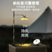 在飛比找樂天市場購物網優惠-納拓星河露營燈 10M伸縮氛圍燈 庭院氛圍燈燈帶 帳篷燈繩燈