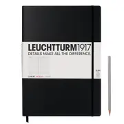 Leuchtturm1917 Notebook Master Slim A4+ Lined - Black