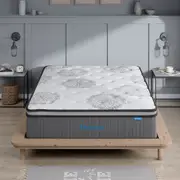 Dreamz Spring Mattress Bed Pocket Egg Crate Foam Medium Firm King Size 35CM