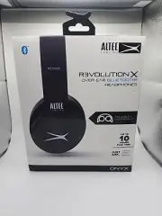 Altec Lansing R3volution X Black Bluetooth Headphones Foldable MZX009