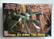 VINTAGE AMT/ERTL STAR TREK KLINGON BIRD OF PREY MODEL KIT OPENED BOX. 1997