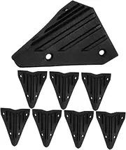 Kisangel 8 Pack Speaker Cabinet Corner Guards Right Angle Plastic Protectors for Stage Speakers Furniture Corner Bumpers Easy Install