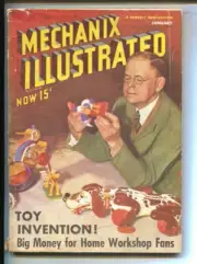MAG: Mechanix Illustrated 1/1939-Special toy making issue-Donald Duck-Mickey ...