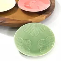在飛比找蝦皮購物優惠-日本美濃燒 小田陶器 engi 紋系列碟子 浮雕設計 和風 