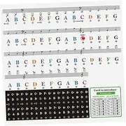 Vaguelly Quality Piano Stickers for Electronic Keyboard 61/88 Key Durable Vinyl Piano Keyboard Sticker No Fading