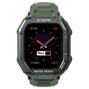 Smart Watch ROCK Rugged Watch For Men Outdoor Sports Waterproof Fitness Tracker Blood Pressure Monitor smartwatch - Green