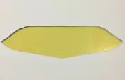 Windshield - Polaris - 71 Racer and 72 ATX 335, 500 Limited Yellow / Chrome