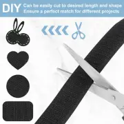 4Pcs Hook and Loop Tape 32.8 Ft Nylon Heavy Duty Sticky Strips Reusable lecuw