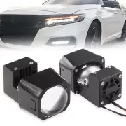 2x 1.5" Mini Bi LED Projector Lens Hi-Lo 80W 6000K Headlight Retrofit Universal