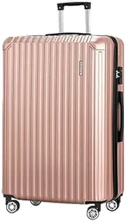 [Bestar] 28 Luggage Travel Suitcase Set TSA Carry On Hard Case Rose Gold Lightweight Durable