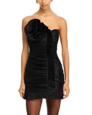 Ronny Kobo Daniel Rosette Mini Dress