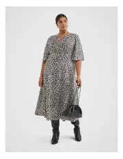 [Commonry] The Ocelot Flutter Sleeve Dress