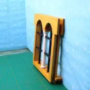 Doll House 1:12 Scale Dollhouse Miniatures Window Frame Window Furniture DIY