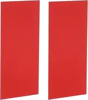 uxcell 2Pcs Knife Handle Liner, 7.1" x 3.1" x 0.04" G10 Spacer Sheets Knife Handle Spacer Material for Knife Scales Slabs Making Supplies Tool, Red